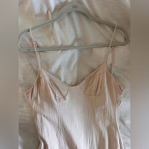 Zara Beige Sleeveless Dress